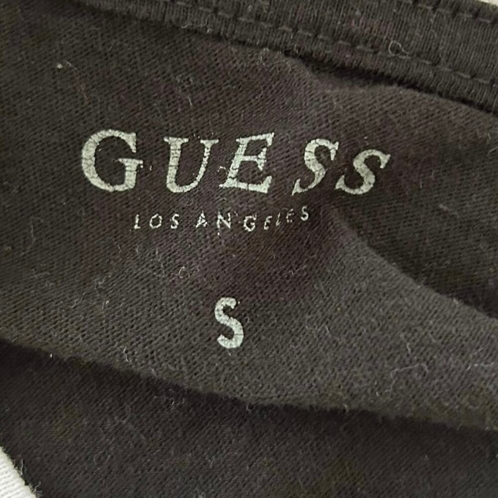 Guess Los Angeles Logo Tee Ringer T Shirt Y2K Streetwear Women Small - Picture 3 of 6